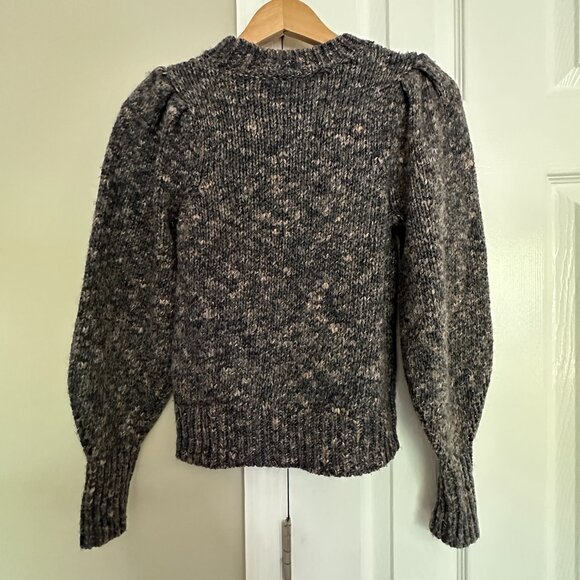 Madewell Pleat-Shoulder Pullover Sweater, Extra Small - Picture 5 of 5